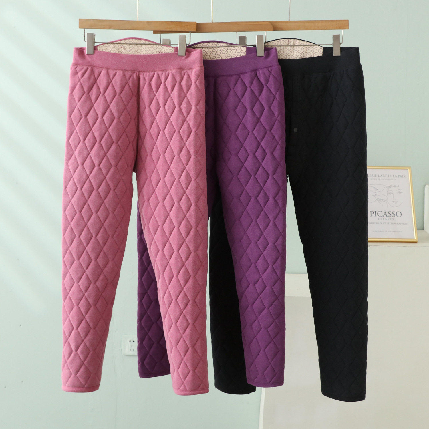 大码保暖裤女冬季德绒加厚夹棉菱格高腰防寒棉裤内穿打底棉裤胖mm,女装/女士精品,棉裤/羽绒裤,淘宝优惠券,粉丝福利购,淘宝优惠卷