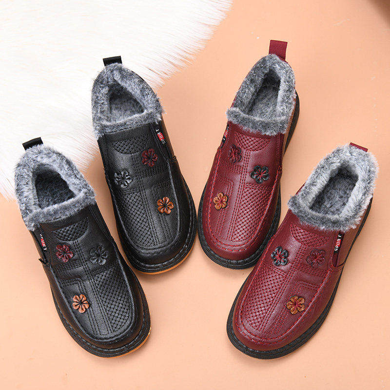 中老年妈妈鞋加绒保暖防滑软底老人鞋防水奶奶鞋老北京棉鞋女冬季,女鞋,棉鞋,淘宝优惠券,粉丝福利购,淘宝优惠卷