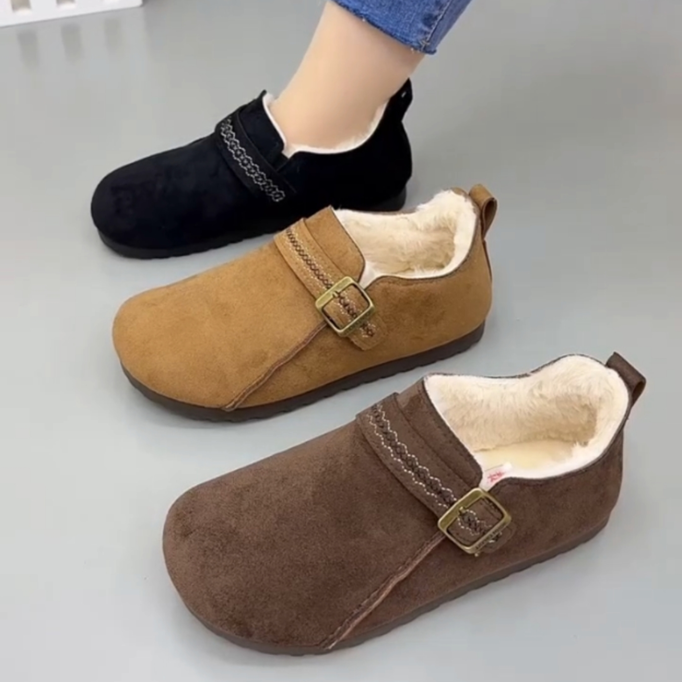 老北京布鞋女冬季加绒保暖棉鞋