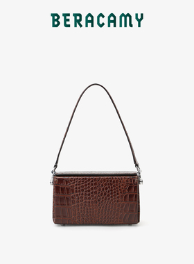 BERACAMY苝佧DEVON方盒包单肩包牛皮斜挎包手提小方包小众盒子包