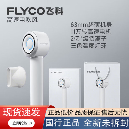 飞科高速电吹风机负离子护发家用大功率发型师专用风筒宿舍FH6373