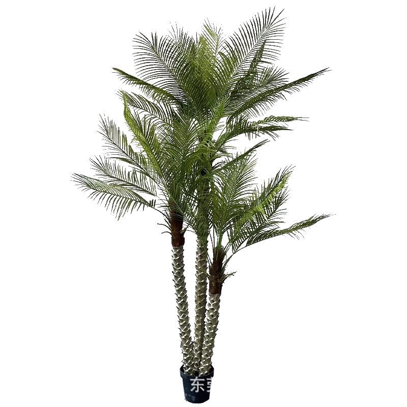 仿真针葵树婚庆椰子树假植物造景摆件室内仿生绿植棕榈树景观装饰