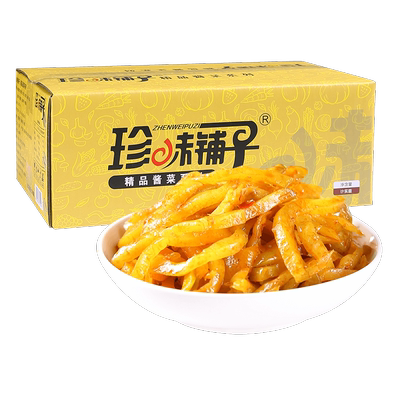 珍味铺子大包装重庆红油榨菜丝