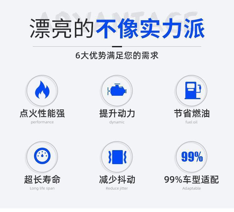 上汽名爵3全新升级专用汽车双铱金依铂金火花塞提升动力解决抖动