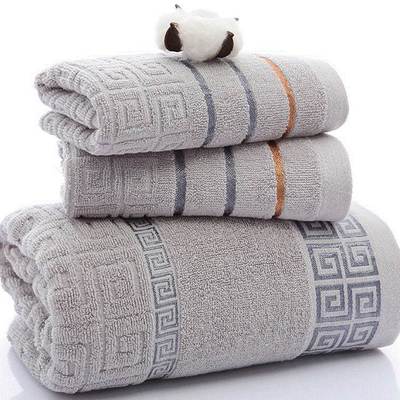 3Pcs Luxury Hotel Cotton Bath Towel Set Hand Face Towel 浴巾