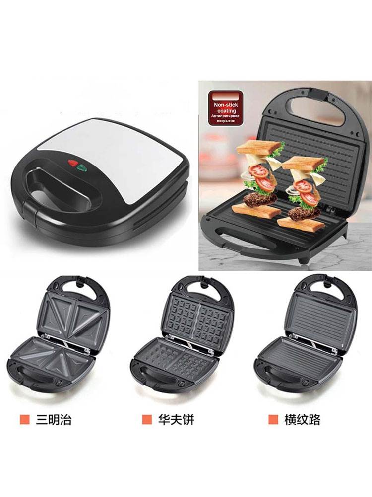 3 in1 Sandwich Maker Waffle Cake Toaster三明治华夫饼机早餐机 厨房电器 吐司机 原图主图