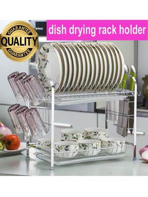 dish drying rack storage kitchen cup holder organizer 洗碗架