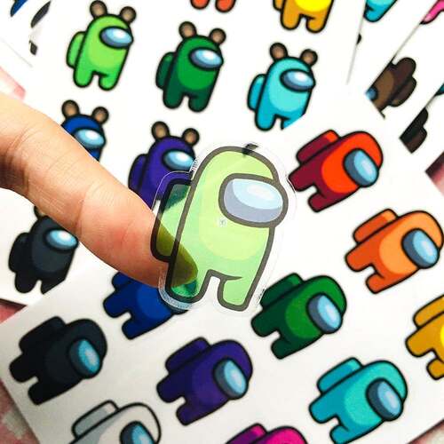 Discord Among Us Game Sticker Imposter Among of Us Classic - 封面