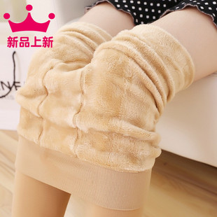 women winter leggings render pants keep warm girl trousers