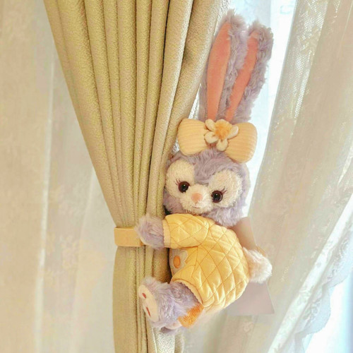 迪士尼窗帘扣 懒懒家居星黛露贝儿汽车绑带毛绒可爱公仔新车装饰