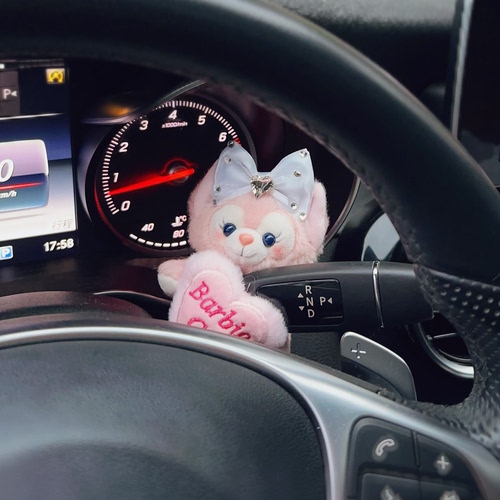 可爱星黛露汽车怀挡装饰玫玫玩偶车内摆件车载雨刮器公仔转向灯