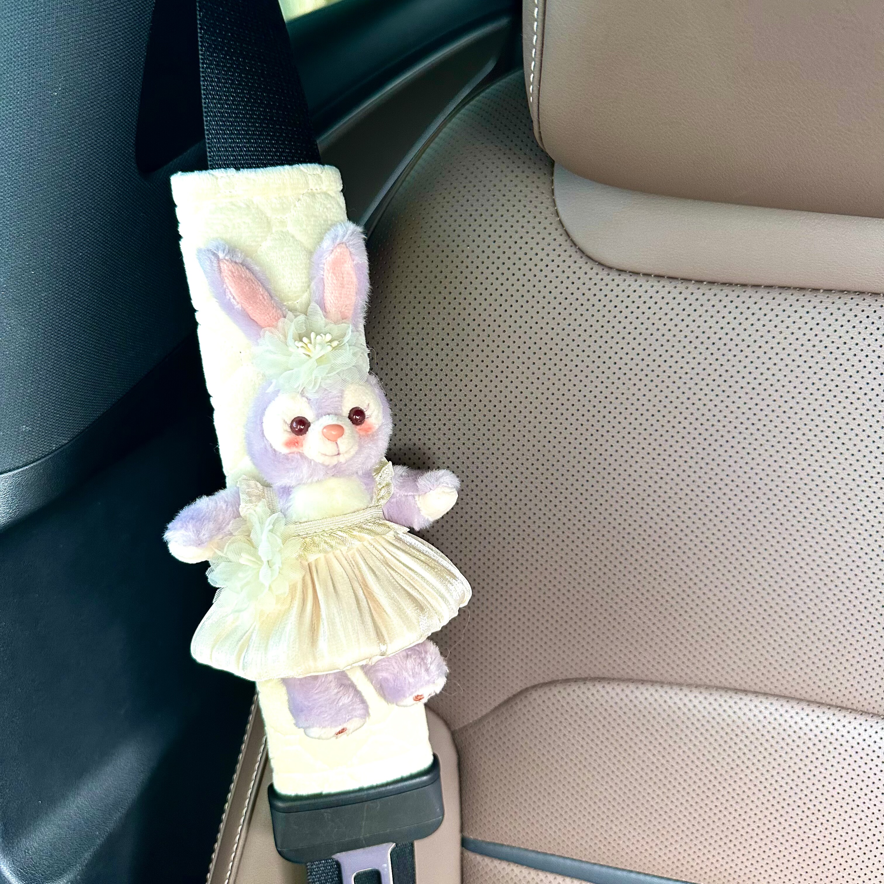 高级感安全带护肩套 星黛露玲娜贝儿新车装饰礼物超可爱保护套女