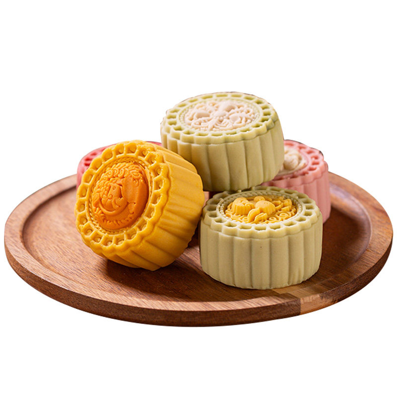 中秋月饼礼盒广式糕点心冰皮月饼