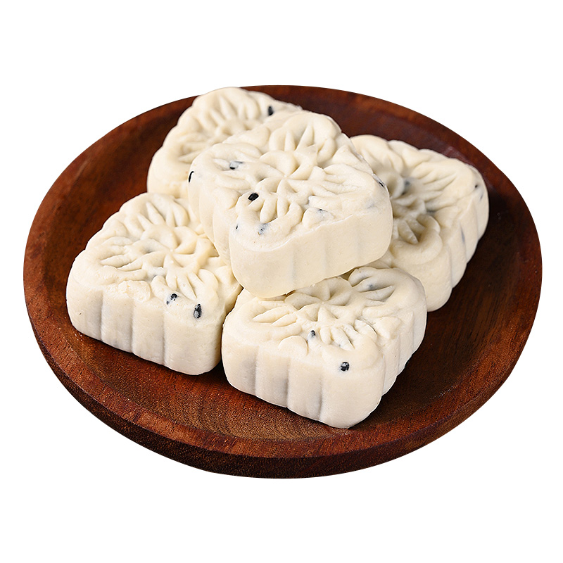 七白芝麻小方糕芡实糕中式传统糕点老式解馋小零食品大全健康早餐