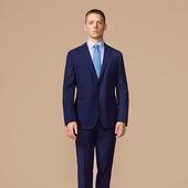 商场同款 西服深蓝休闲时尚 LaVico 正装 商务西服 朗·维高男士