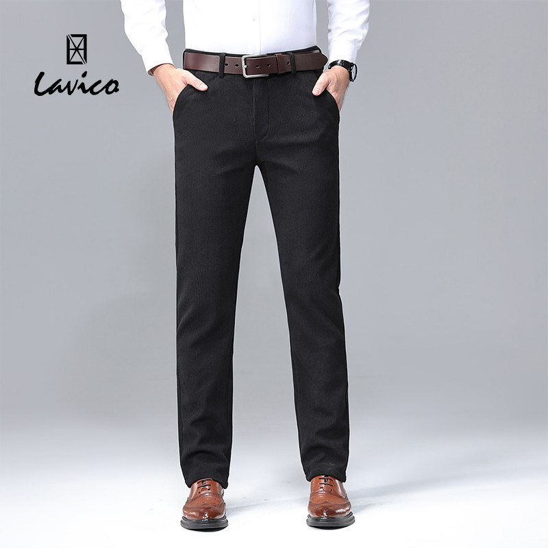 【特惠清仓】Lavico/朗维高男士上班通勤休闲裤秋冬款直筒裤子