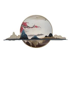 创意铁艺金属壁挂客厅玄关软装挂画工艺品简约现代墙上装饰品