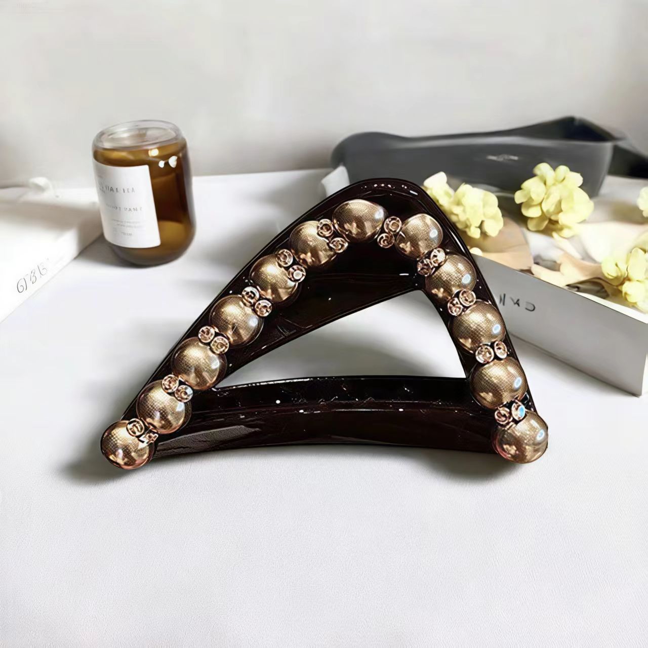 【下单立减50】闪亮水钻三角抓夹女气质高级感发夹发卡奢华闪钻