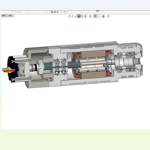 X1795-数控机床中心电主轴设计【三维SW+CAD图纸30张】