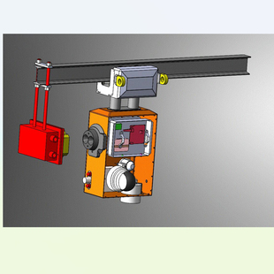 轨道式 X1785 巡检机器人三维SW模型设计Solidworks建模文件可编辑