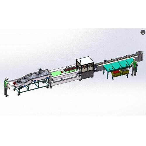X1673-水果视觉检测分选机三维SW模型设计solidworks图纸3D建模