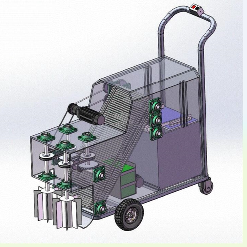 X1467-城市道路落叶清扫机设计【三维SW+9张CAD图+说明0.8万字】