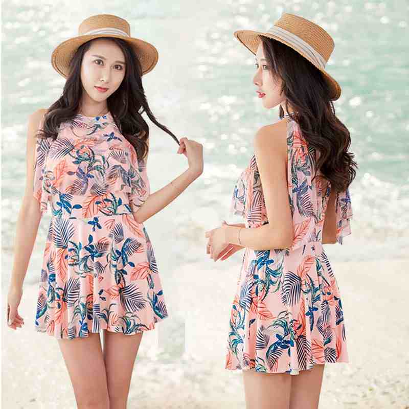 Female models lady Swimming suit 2020 new pattern Flat chest Outside the ride Be launched 2020 summer Skirt Fissionin the Sports/Yoga/Fitness/Fans supplies , Swim , Piece swimsuit  category - from Buy2taobao.com to provide professional Taobao agent buy service