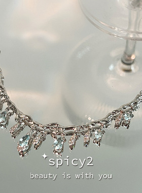 法式复古水滴高级感项链纯欲甜美