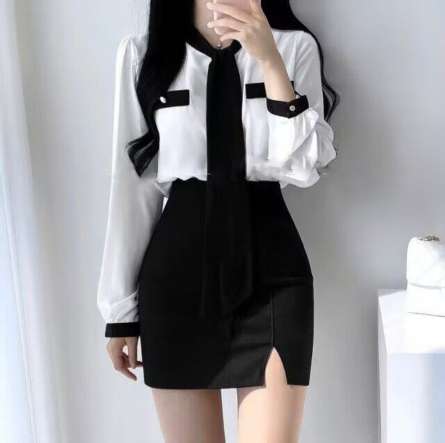 胖mm修身性感超短包臀裙黑色高腰大码显瘦弹力职业开叉小心机短裙