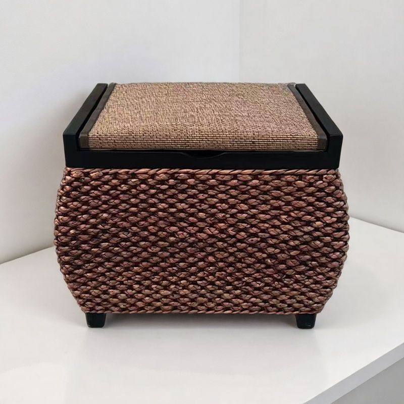 藤编储物凳可以当凳子坐家用多功能收纳凳矮凳收纳箱可坐人换鞋凳,住宅家具,换鞋凳,淘宝优惠券,粉丝福利购,淘宝优惠卷
