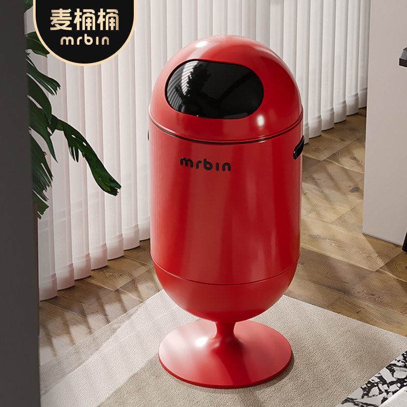 麦桶桶客厅垃圾桶轻奢高档家用创意2026新款大号大容量高颜值ins