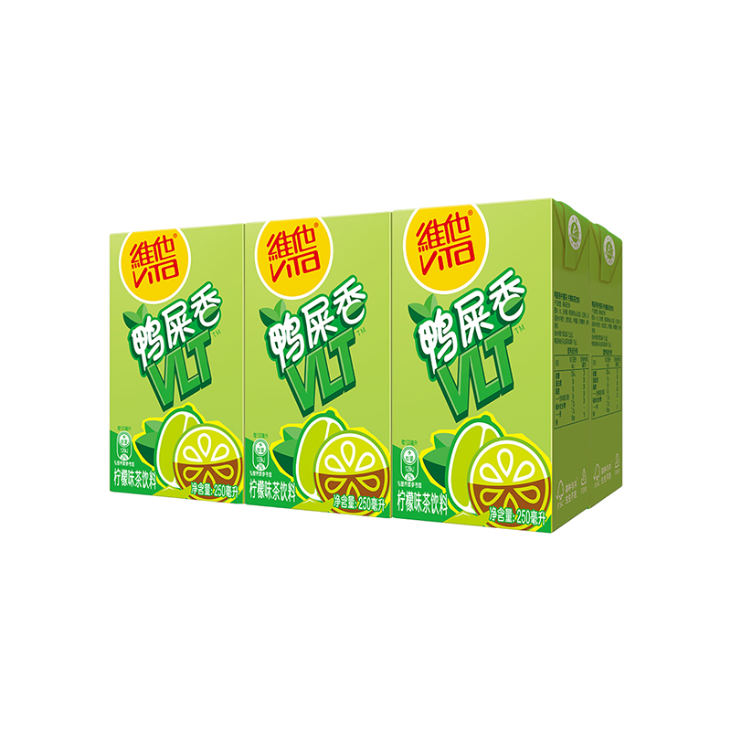 【会员专享】vita维他鸭屎香柠檬味茶饮料250ml*6盒