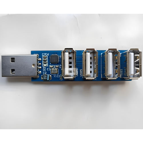 CH334F 集线器 USB2.0 HUB MTT电脑一拖4 扩展器 多接口hub集线器