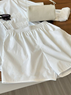 子夏日凉凉休闲裤 牛货闭眼入 白色天丝棉显瘦短裤 款 高端品质时装