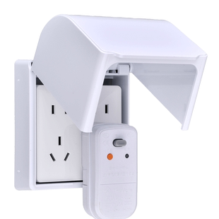 明装斜五孔插座防水盒86型粘贴式错位五孔防溅盒防水开关保护盖