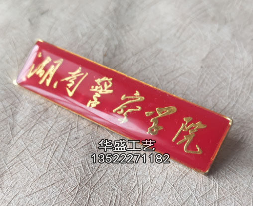 北京湖北山西内蒙湖南警察学院校徽徽章胸牌胸章徽章定制加工厂家