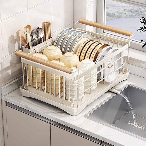 德国不锈钢沥水碗架收纳神器