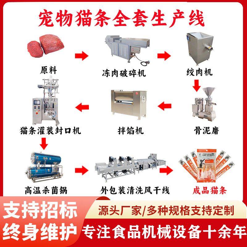 宠物鲜食包湿粮包加工全套设备 猫条猫粮生产流水线狗粮加工机器,五金/工具,其他包装设备,淘宝优惠券,粉丝福利购,淘宝优惠卷