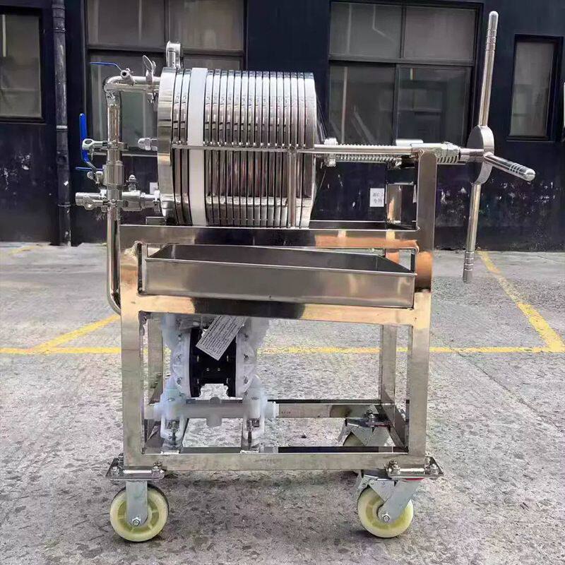 304不锈钢 板框过滤器 板框式压滤机小型压滤机 实验室微孔过滤器