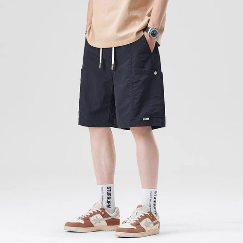 夏季冰丝速干工装短裤男