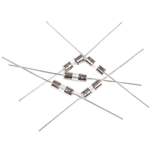 保险丝3*10MM玻璃铜帽带引脚保险管250V 0.5A 1A 2A 3A 4A 5A 10A