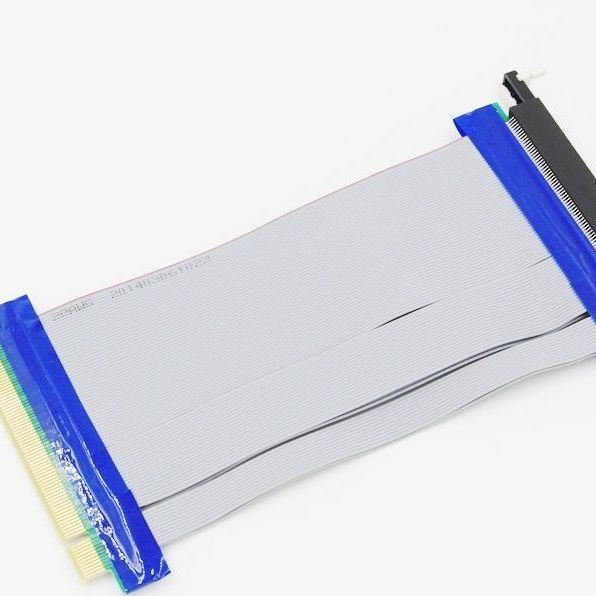 PCIE16X转16X延长线 PCIE16X显卡转接线 19CM