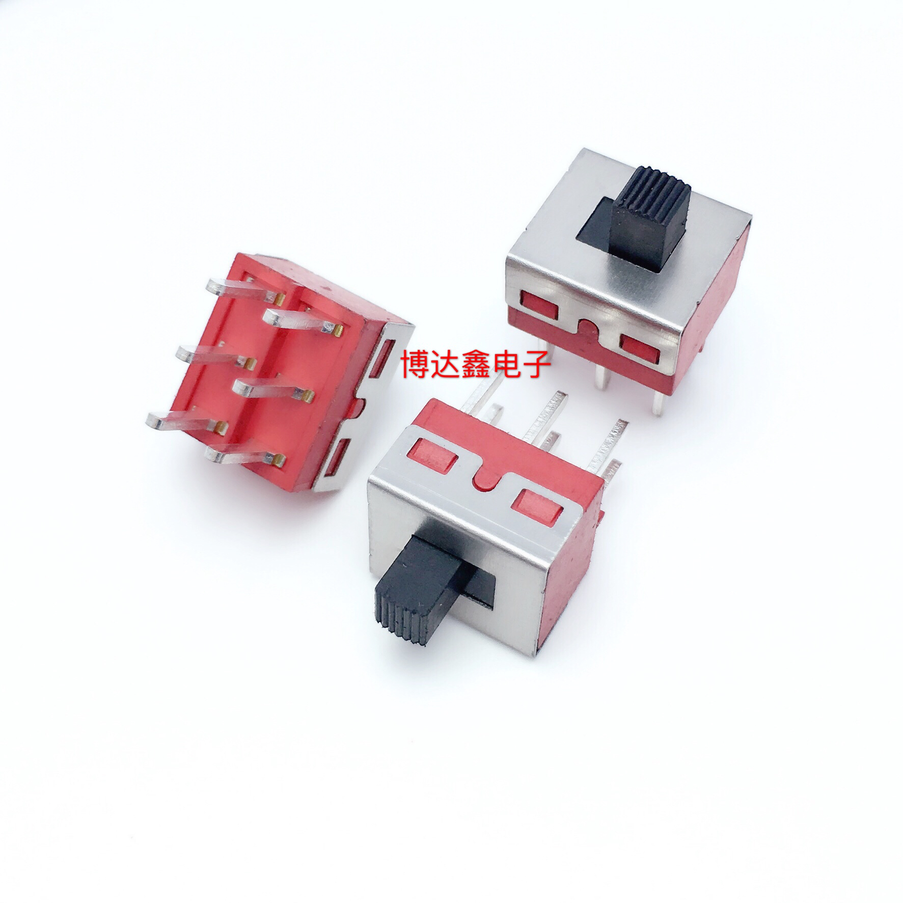 SS22D10G5拨动开关  双排 6脚2档 立式插脚 柄5mm高  大电流