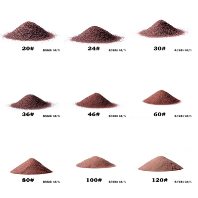 水刀砂石榴石金刚砂红色耐磨切割机专用砂60/80/120目喷砂磨料