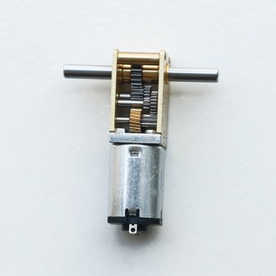 N20-1218涡轮蜗杆小电机 微型直流马达 3V6V12V 低速齿轮减速电机
