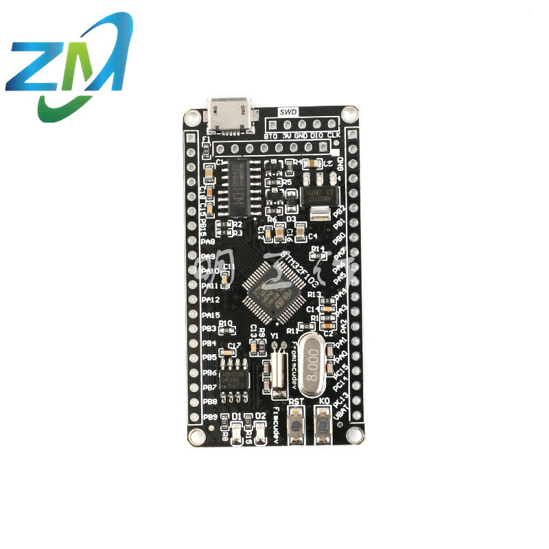 STM32F103C8T6学习板 STM32开发板 单片机核心板 CH340串口下载