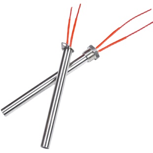 L型90直角7仿进口单头加热管电热管灶头点火模具干烧单端发热棒