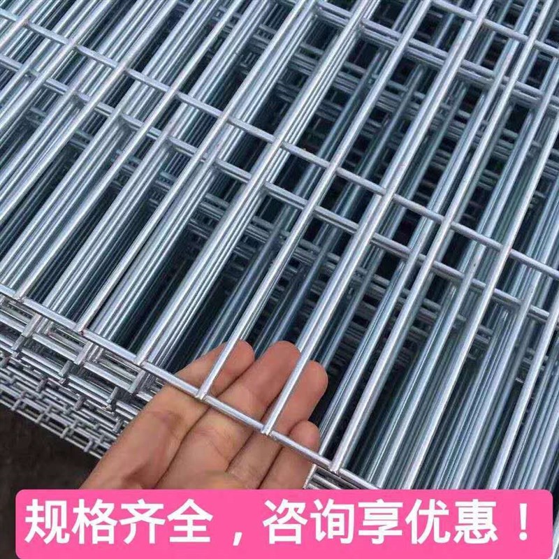 镀锌铁丝网片小孔加粗养殖网x鸡鸽子狗笼养殖建筑钢筋长孔电焊网