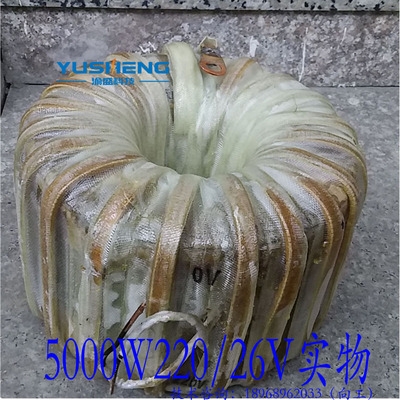 渝盛 环形变压器 3000w5000w6000w220v变12v26V48V工频逆变变压器