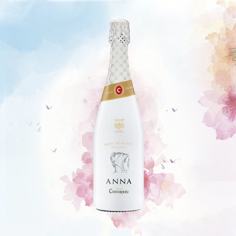 西班牙CAVA  安娜珍藏白中白卡瓦天然起泡葡萄酒  Codorniu Anna 酒类 起泡及香槟葡萄酒 原图主图